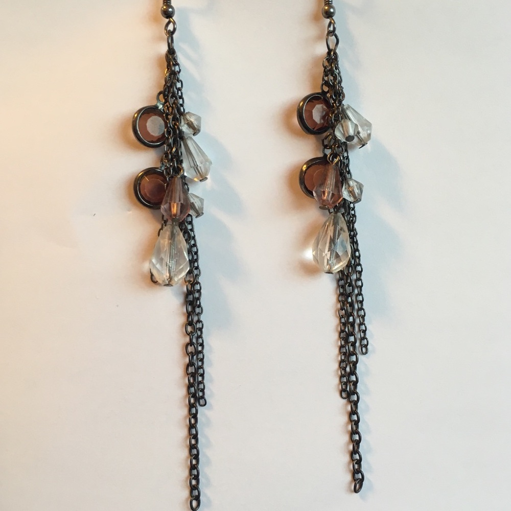 Dangling chandelier costume earrings